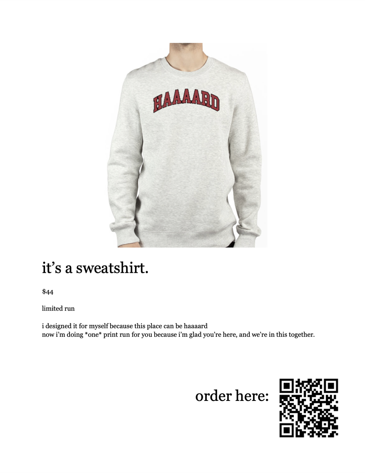 Haaaard Sweatshirt