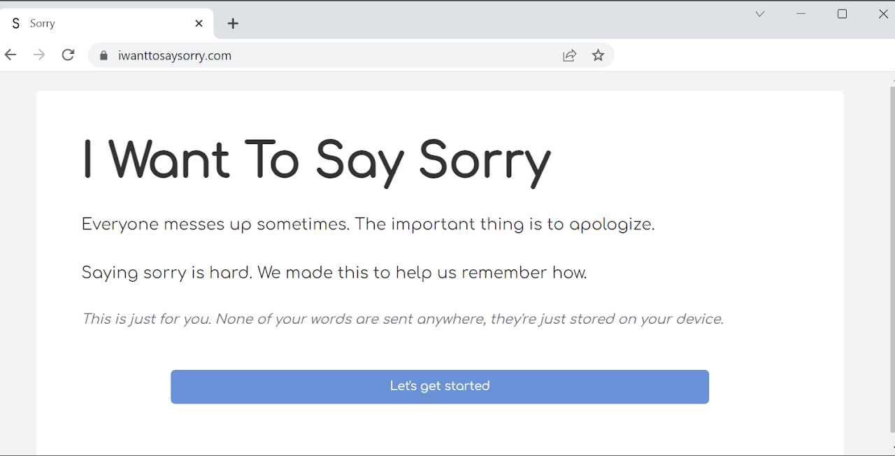 Sorry