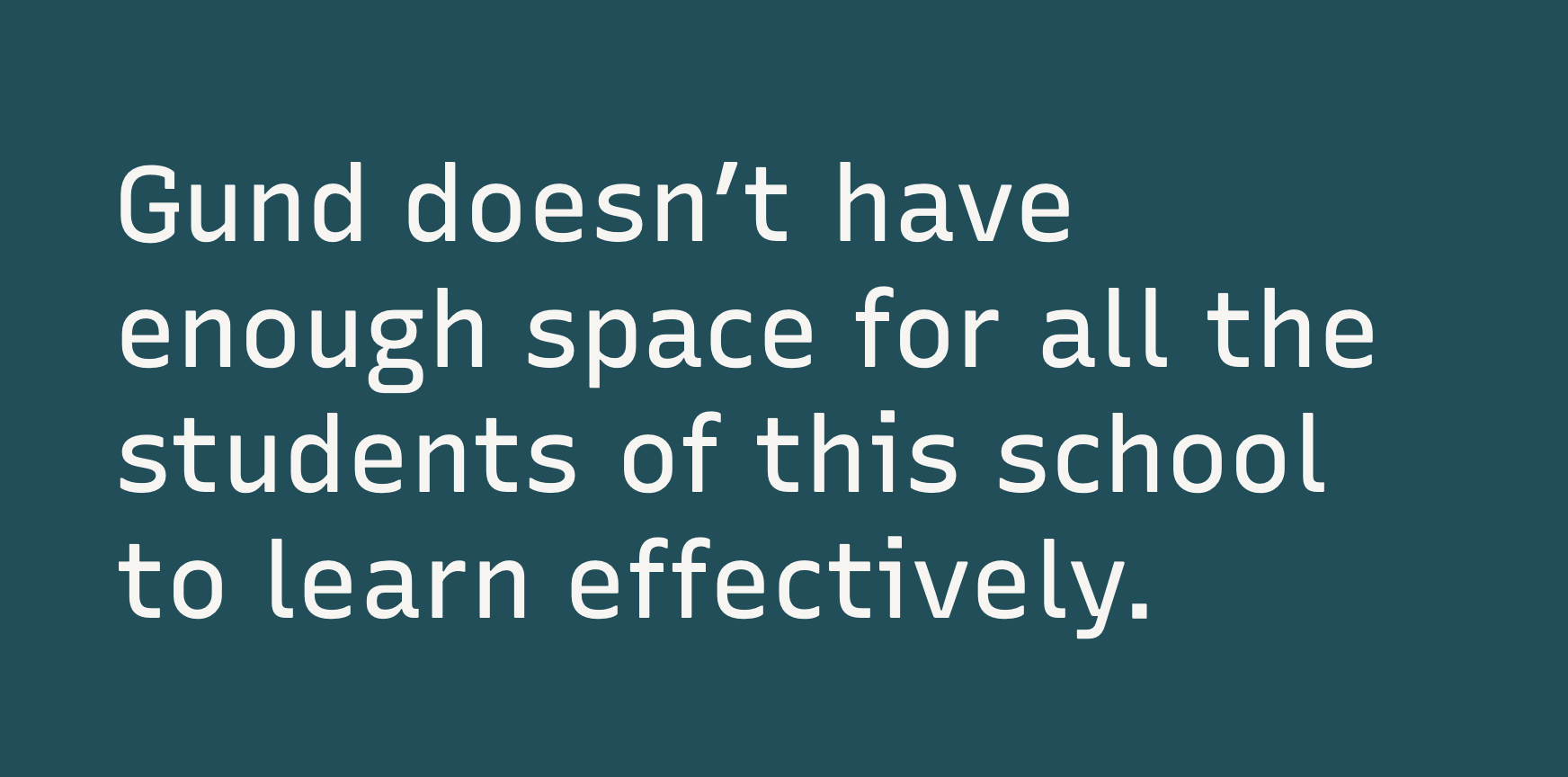 Spatial Equity at the GSD